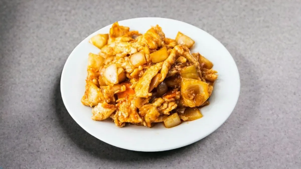 Hagymás csirkehús