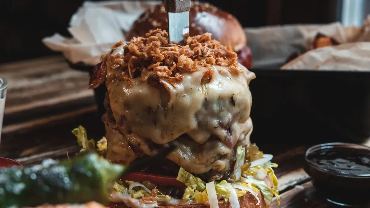 Bacon ranch burger