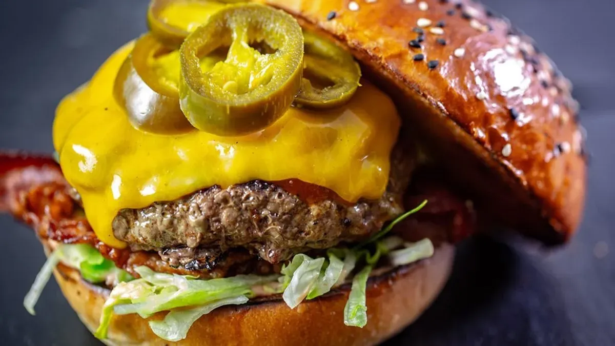 Jalapeño burger