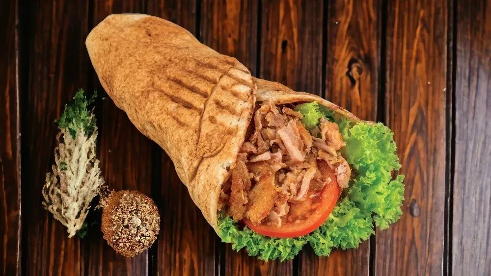 Gyros tortilla dupla hússal