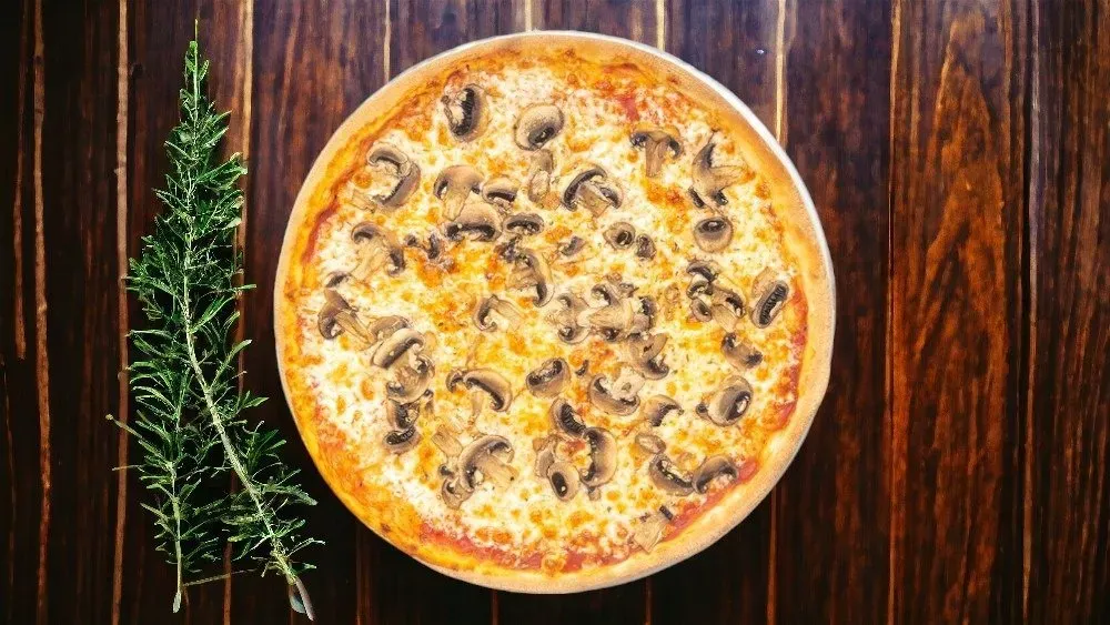 Gombás pizza