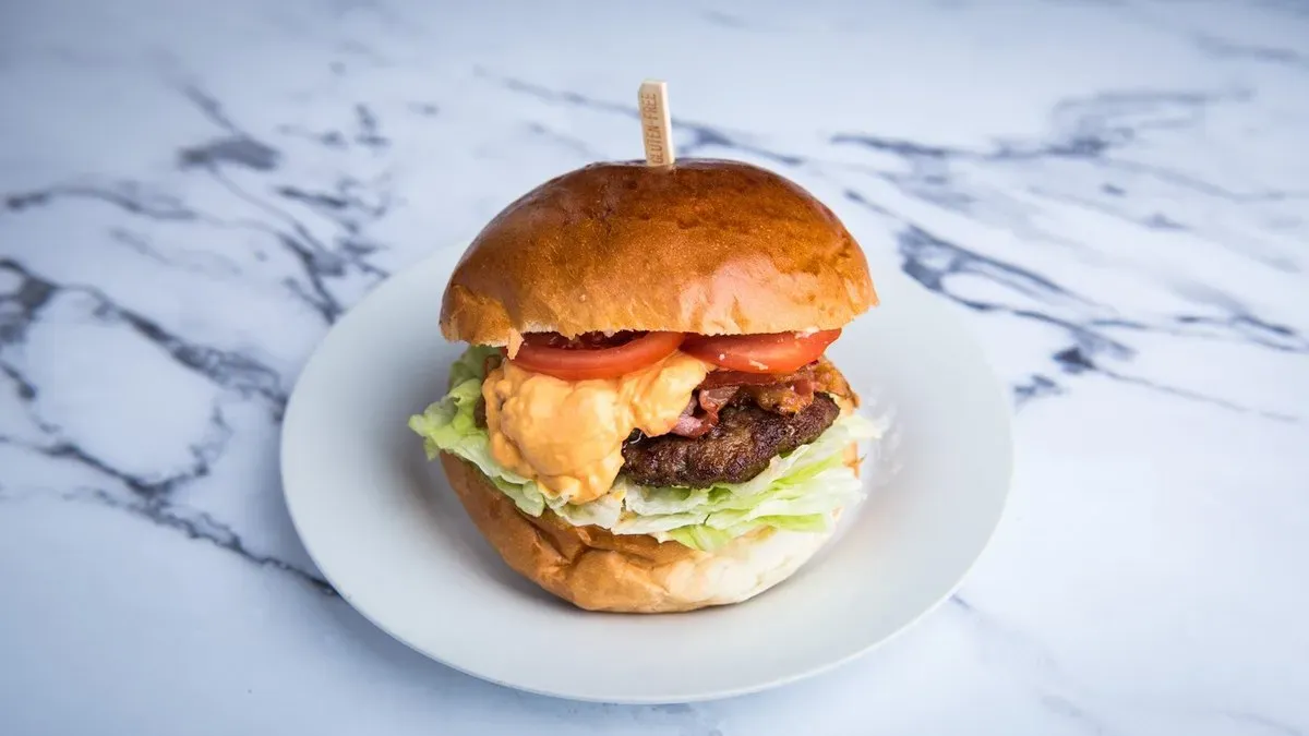 Cheddar burger
