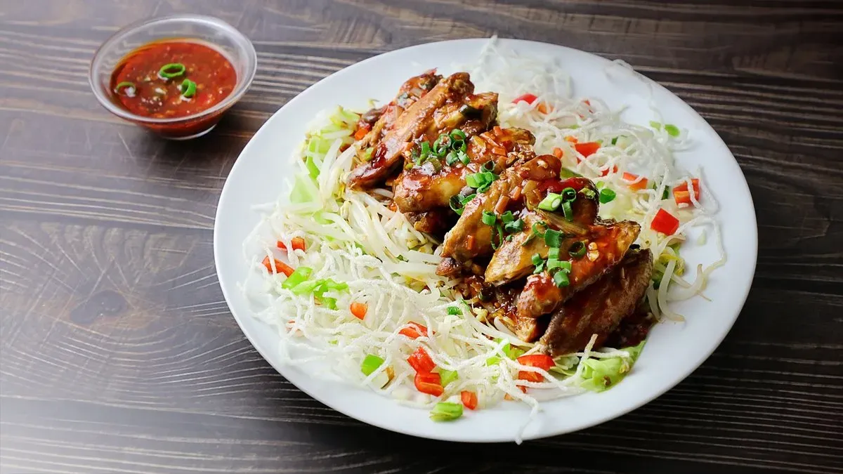 302.Yu Xiang csirkeszárnyak/Yu Xiang chicken wings