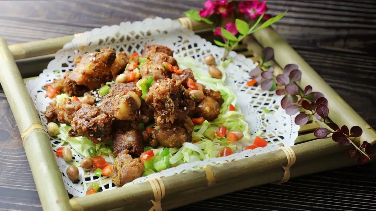 410.Fokhagymás oldalas/Garic pork ribs
