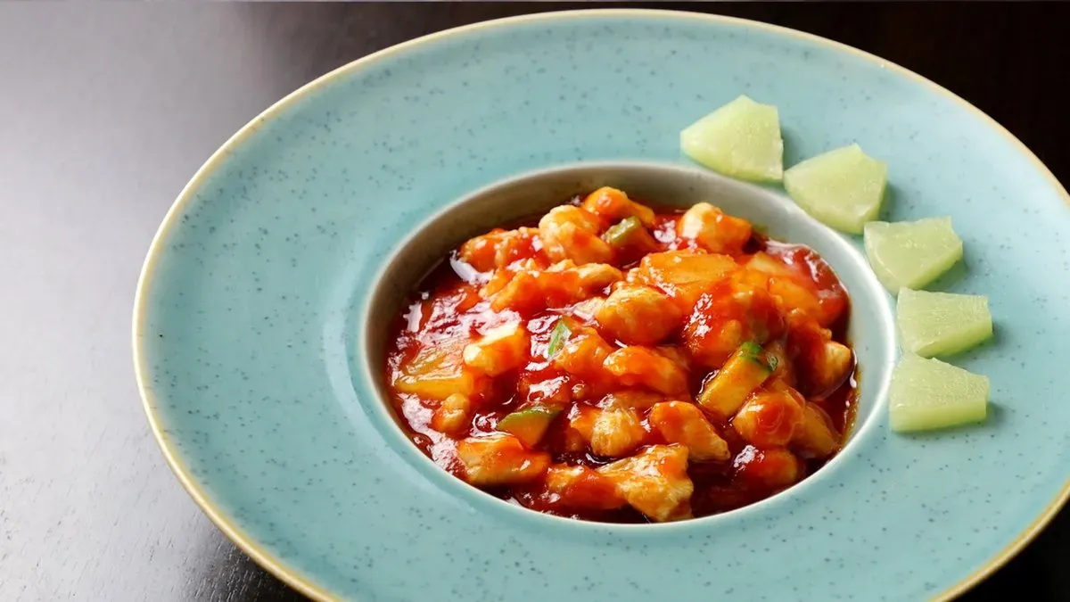310.Ananászos csirke/Chicken with pineapple