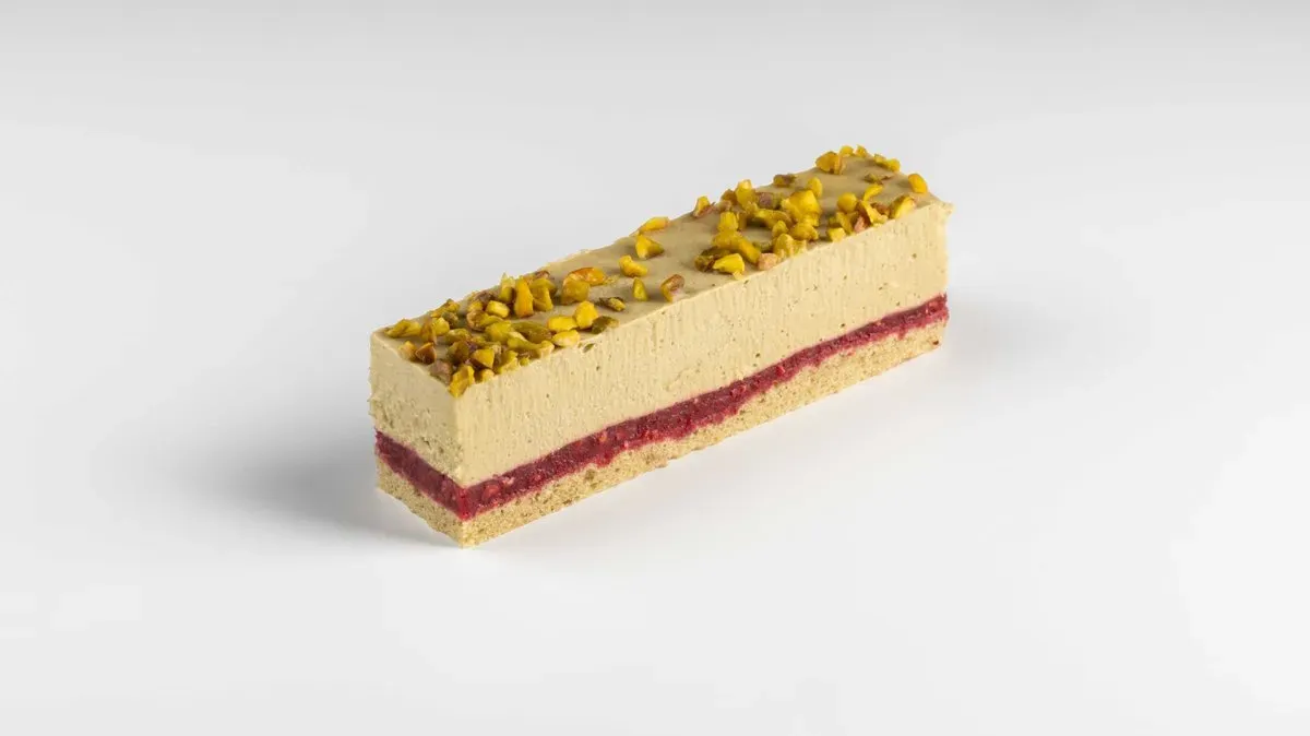 Pisztácia-málna torta (75 g) fagyasztóból alacsony cukor
