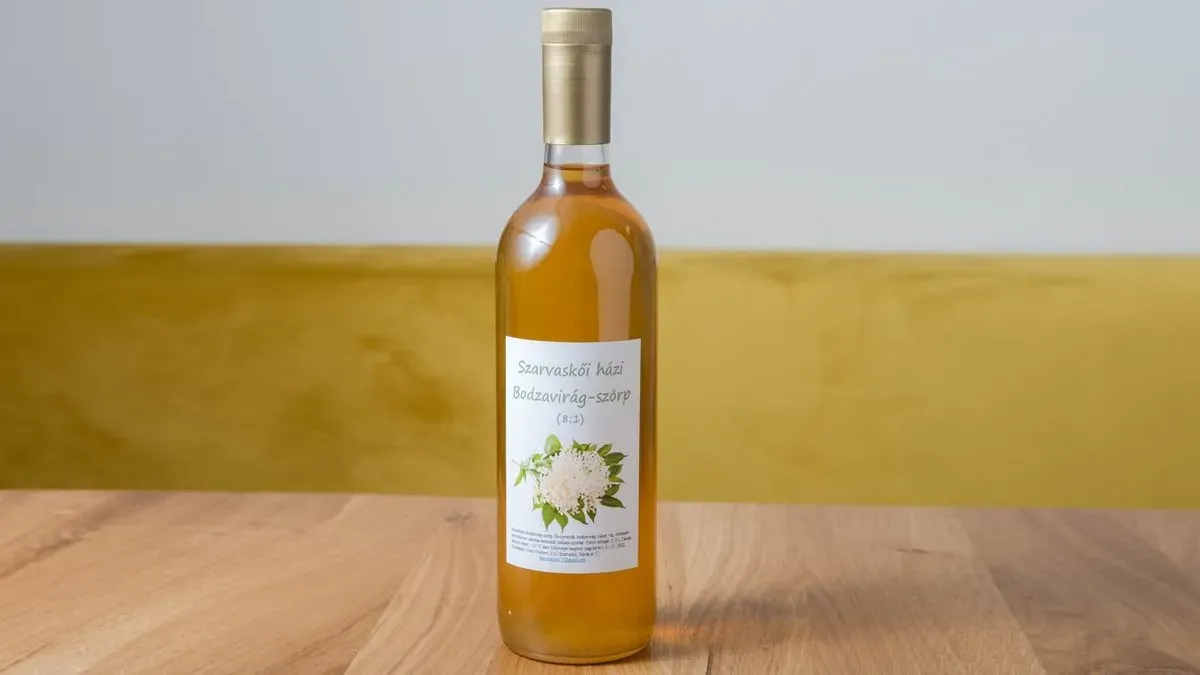 Kistermelői bodzavirágszörp 0,75l