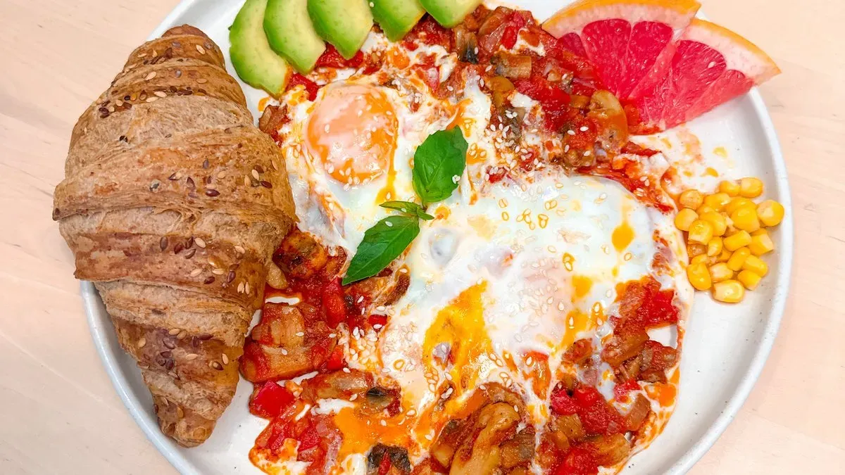 Shakshouka+Avocado & Mushroom