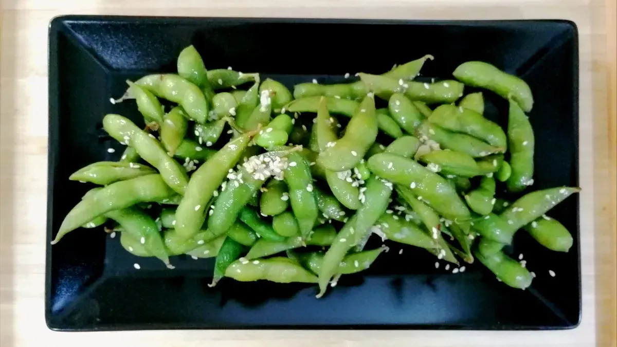 Párolt Edamame