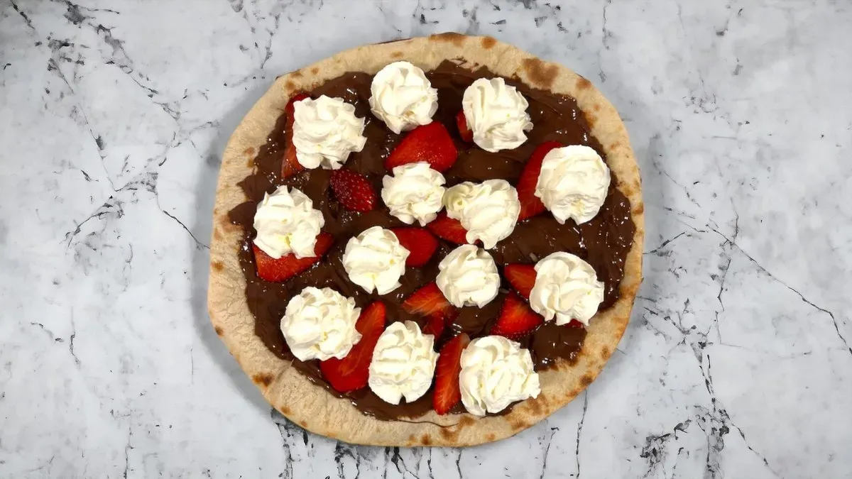 Pizza nutella