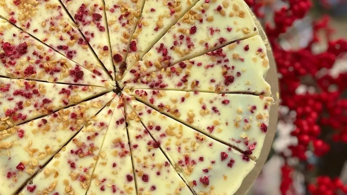 Fehércsokoládé torta (glutén-, cukormentes) 14 szeletes
