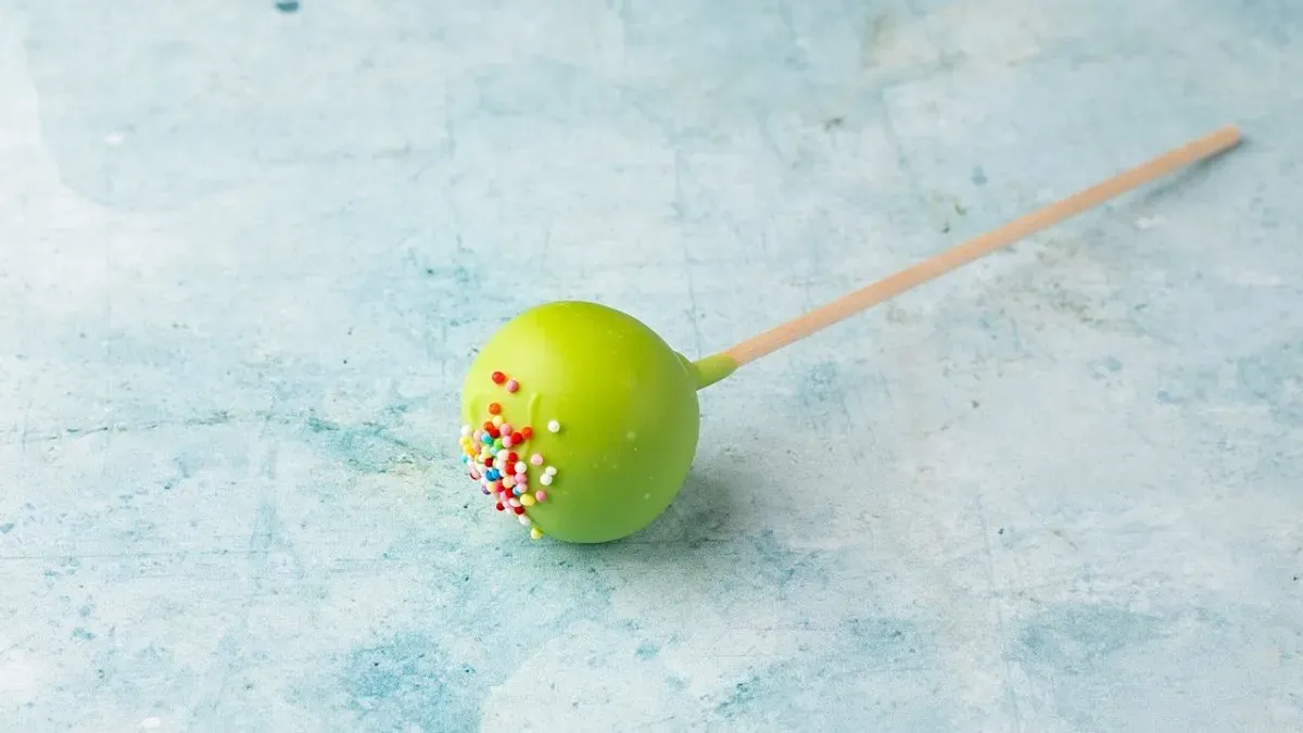 1 db Cake Pop, papír tasakban