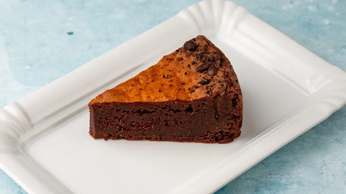 1 szelet kávés Brownie, plasztik dobozban