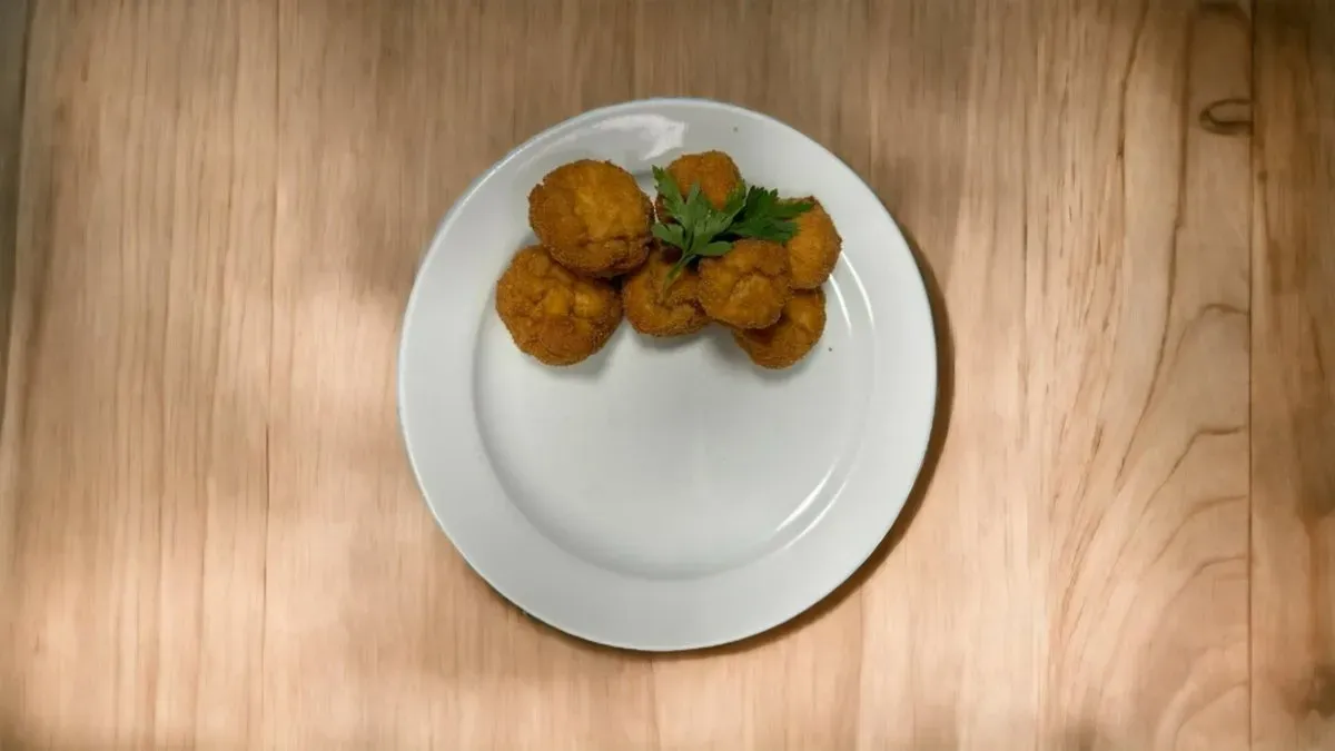 Gombafejek rántva