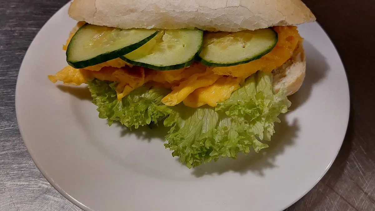 Rántottás bagett
