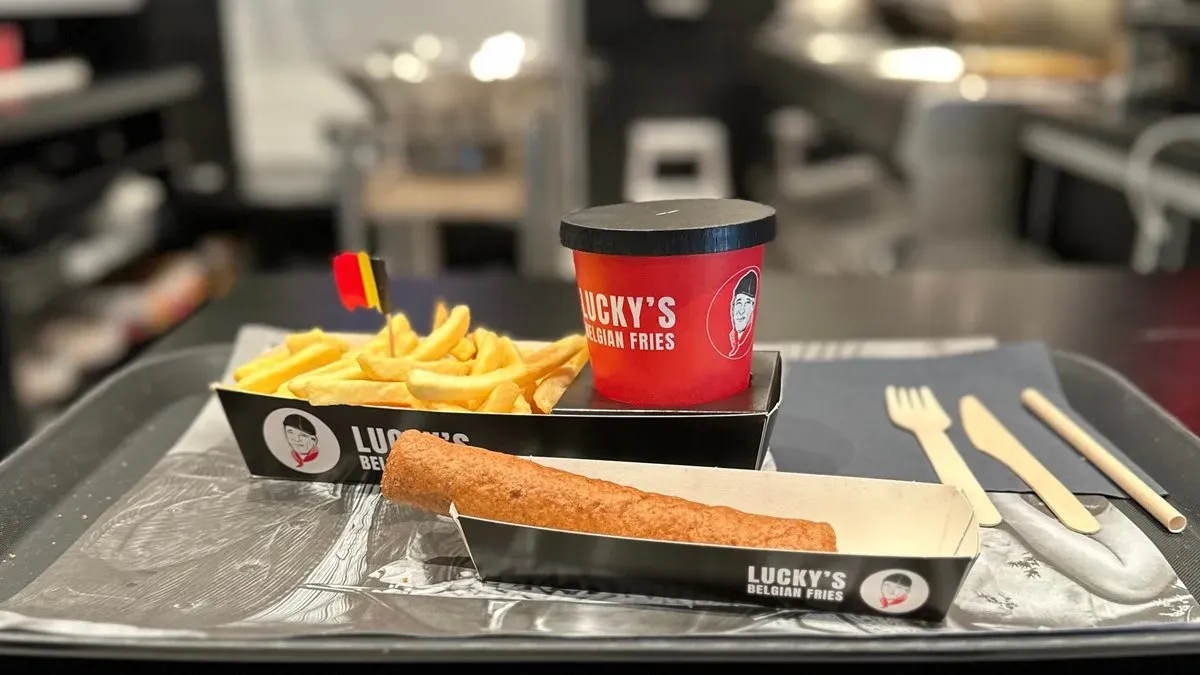 Frikandel menü