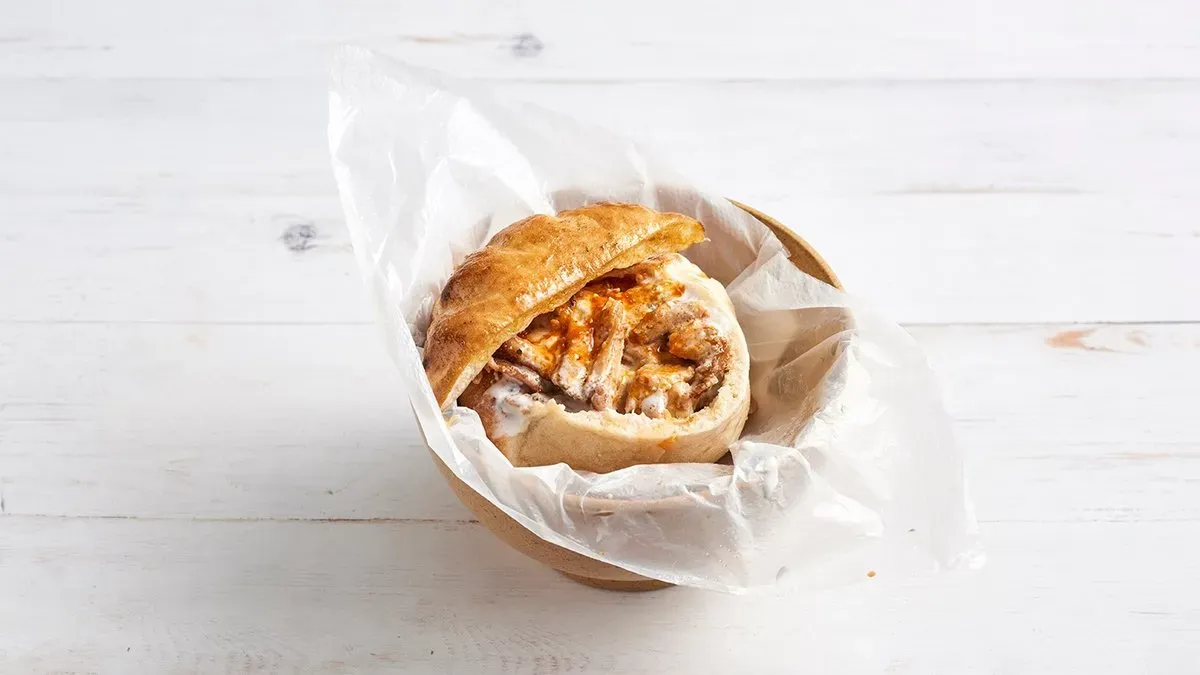 Gyros pita csak hússal