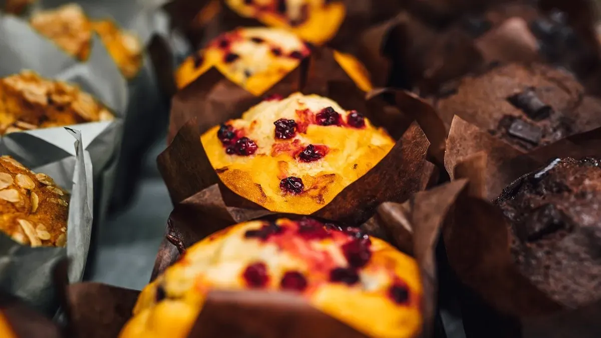 Erdei gyümölcsös muffin