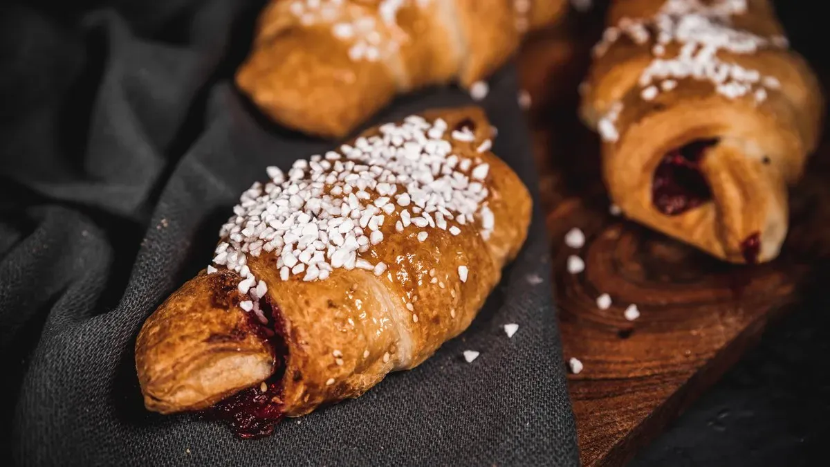 Málnás croissant