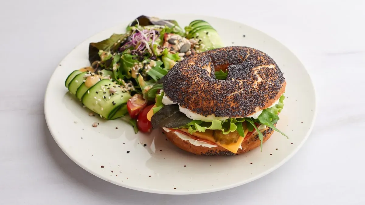 Chorizo bagel