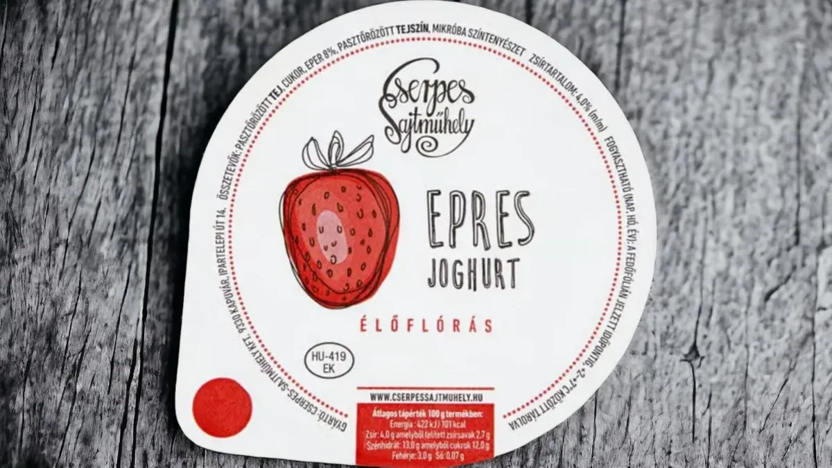 Epres élőflórás joghurt