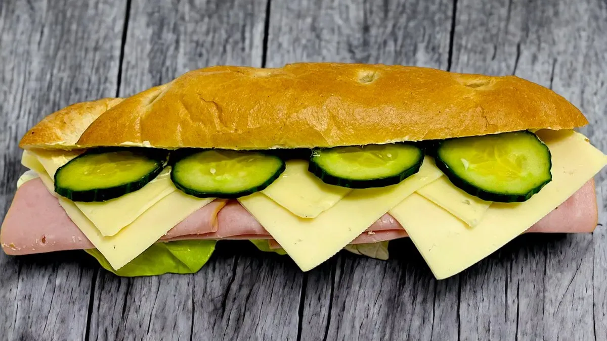 Sonkás baguette