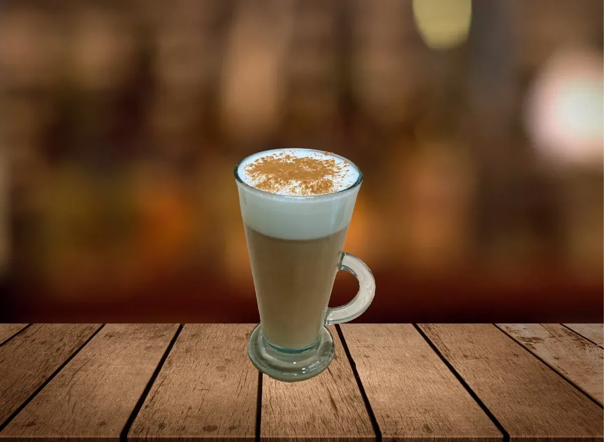 Almás pités Latte