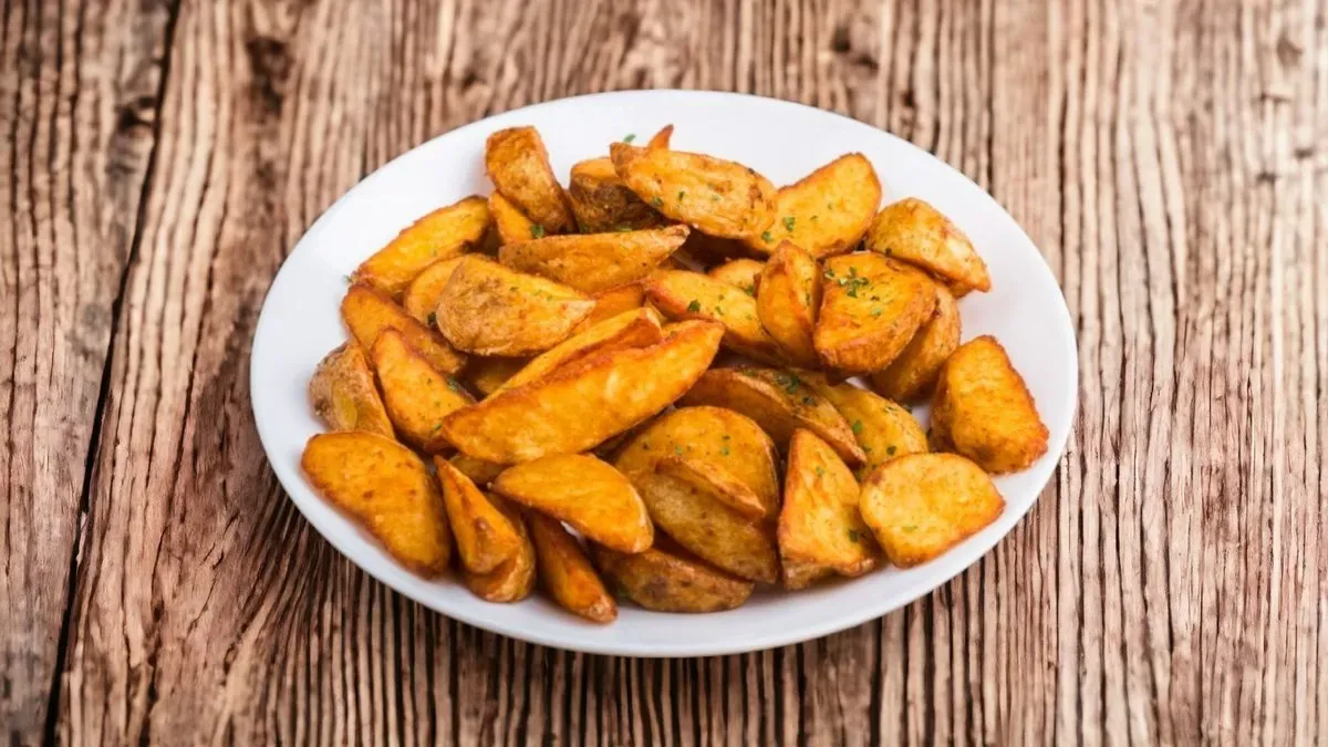 Steak burgonya