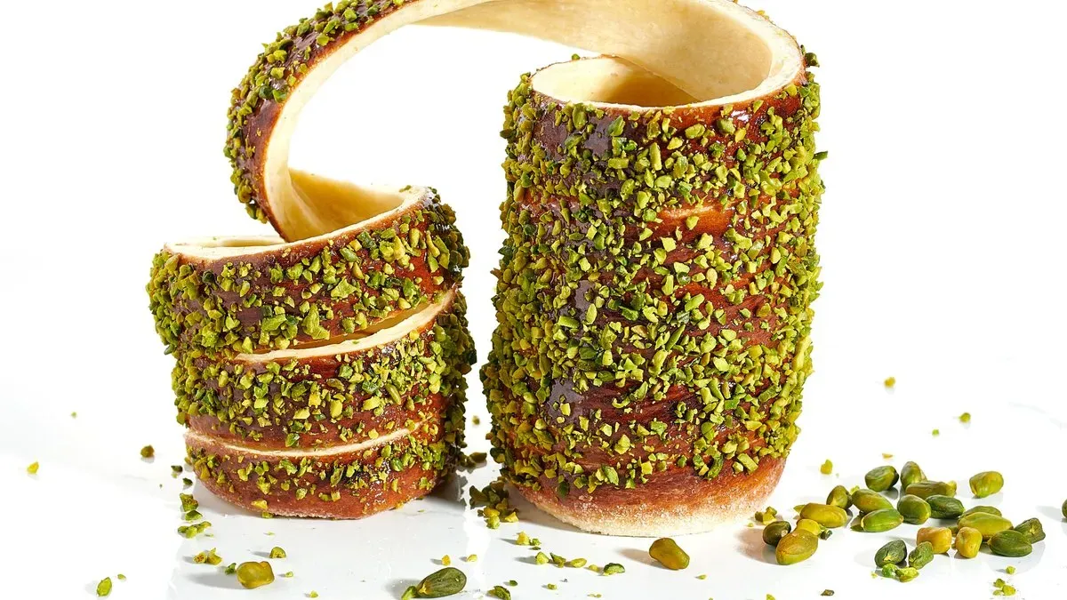 Újdonság! Pisztáciás kürtőskalács