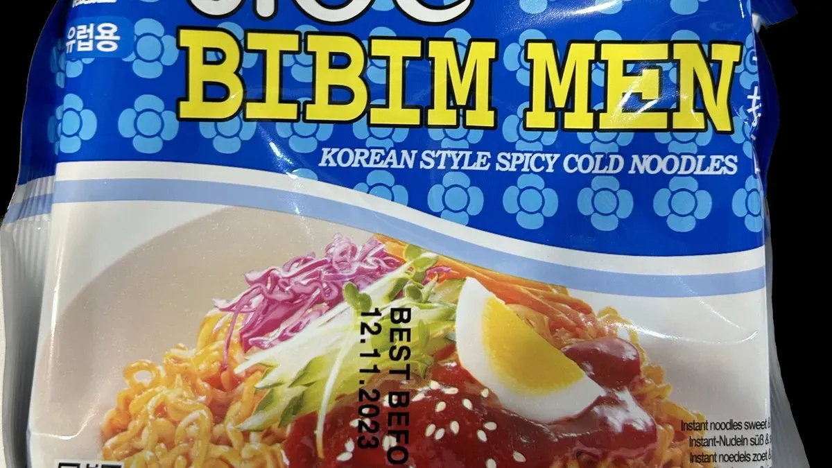 Bibim men tészta