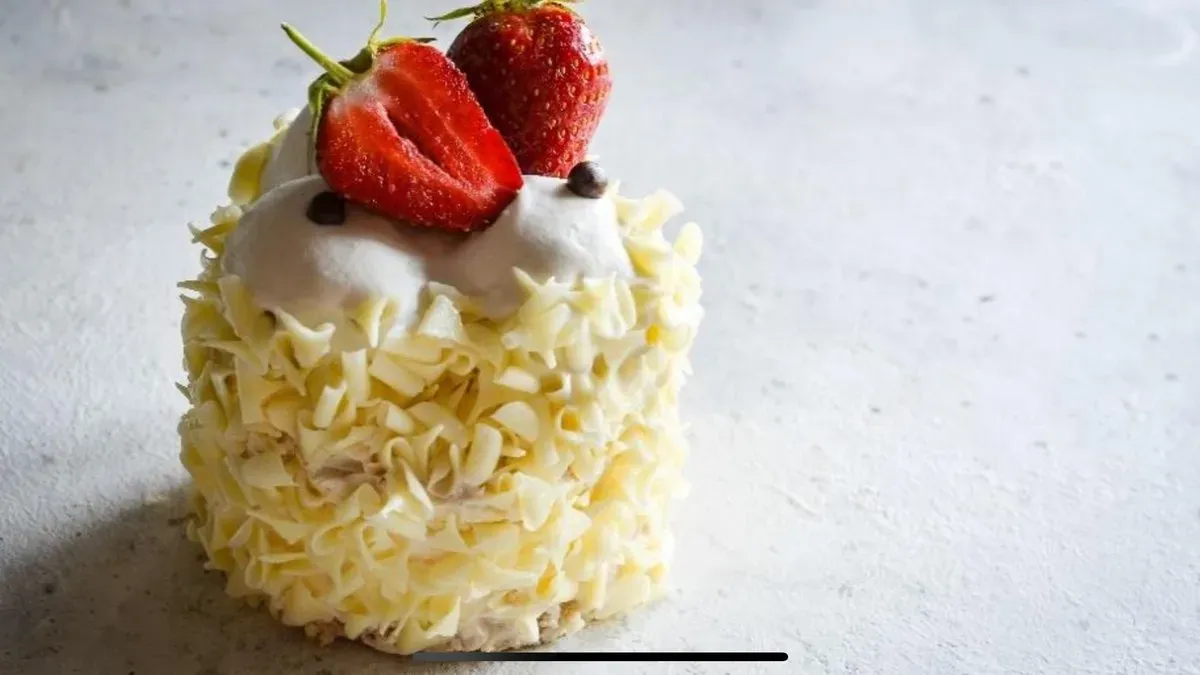 Torta dolce della casa bianca