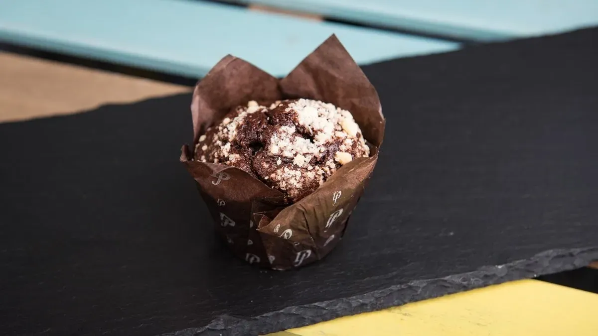 Tripla fehér csokis muffin