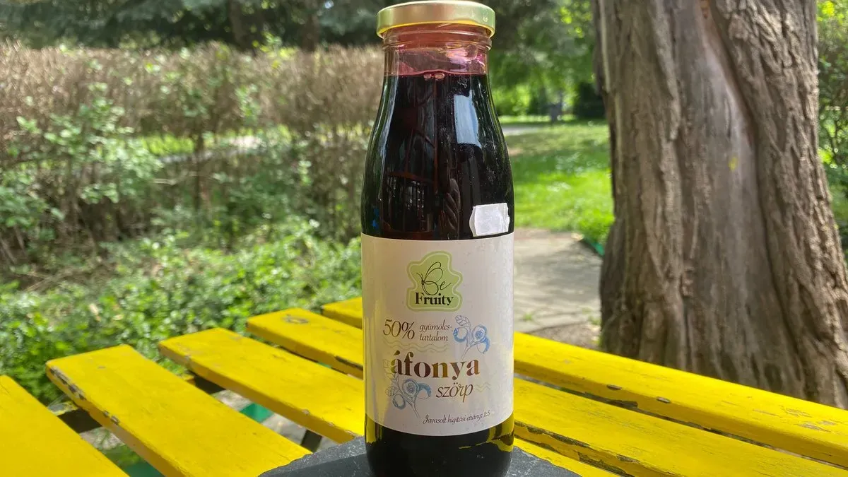 Breier házi szörp - áfonyás