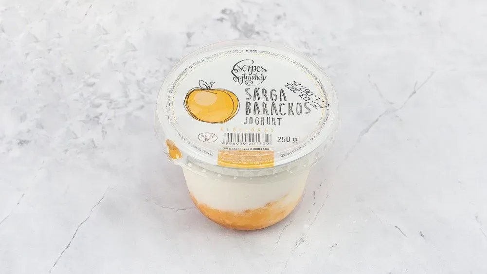 Cserpes barackos joghurt