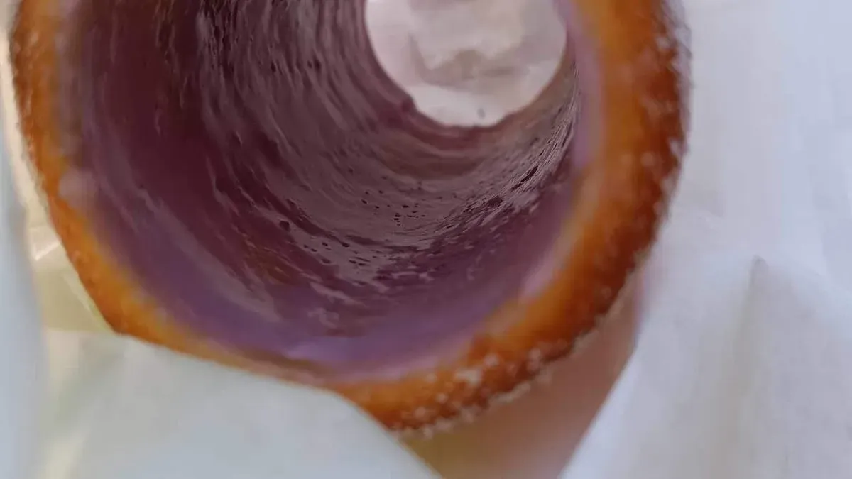 Levendulás meggy lekváros kürtöskalács