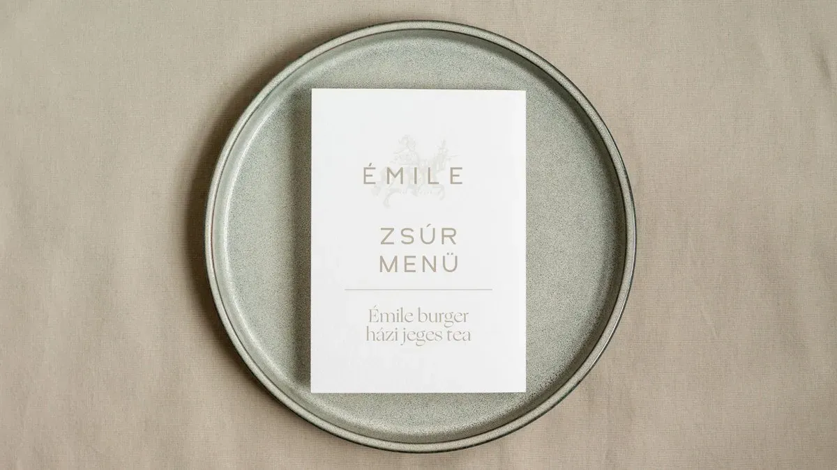 ÉMILE Zsúr menü