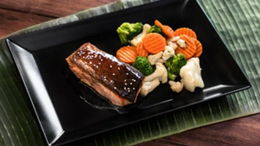 Teriyaki lazac