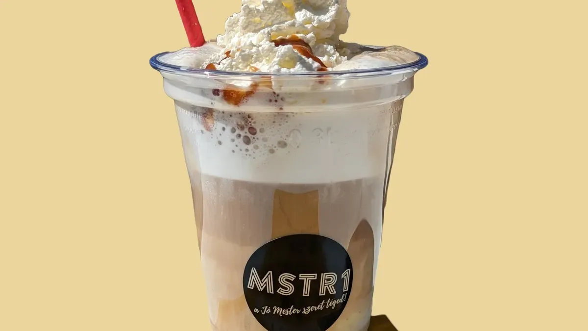 Jeges kávé fagyival (Ice coffe with icecream)