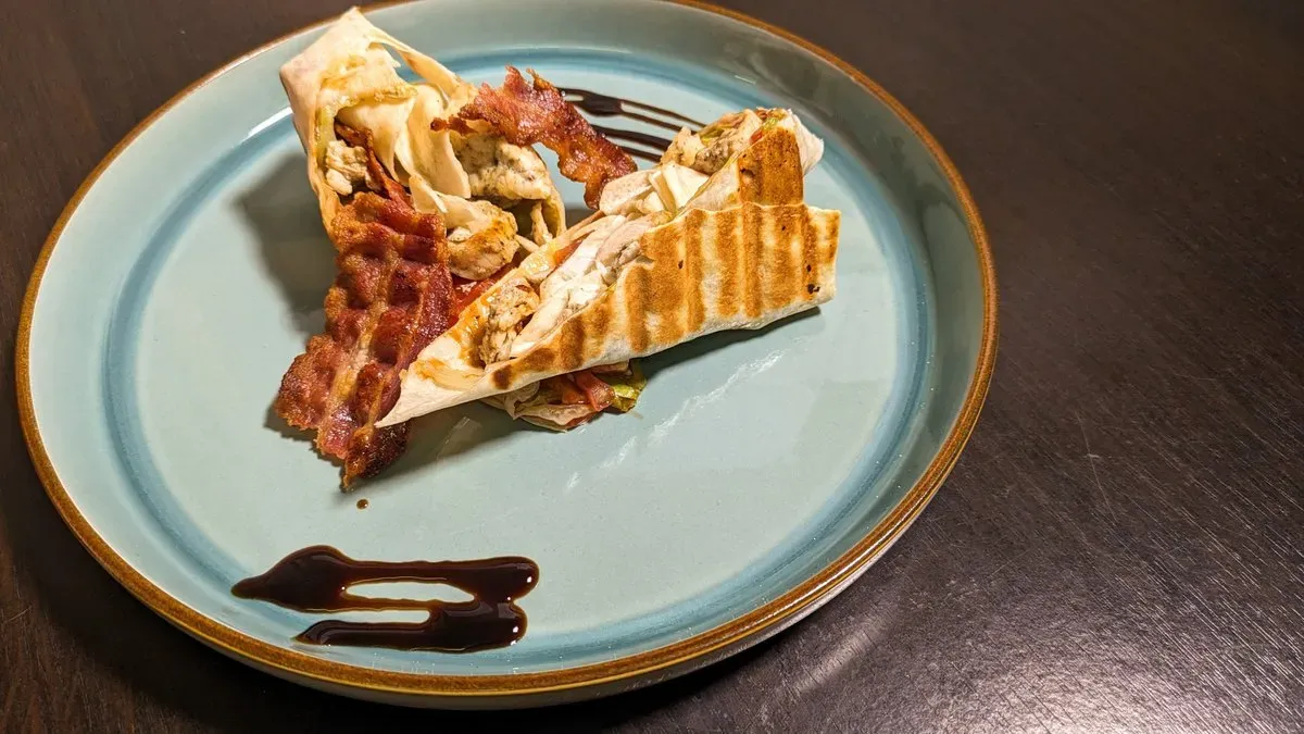 BBQ csirkés wrap