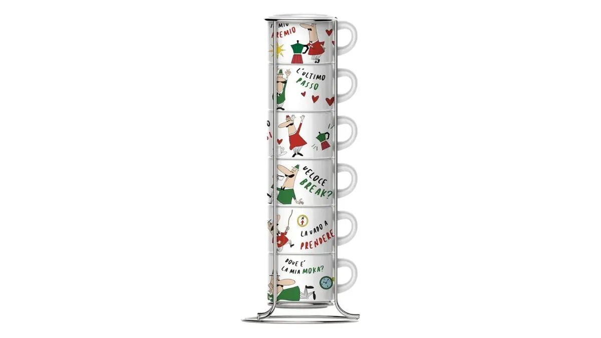 Bialetti - Csésze szett (espresso, 6 darab)