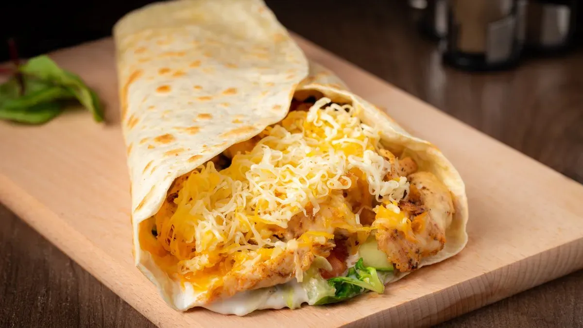 Csirkés tortilla
