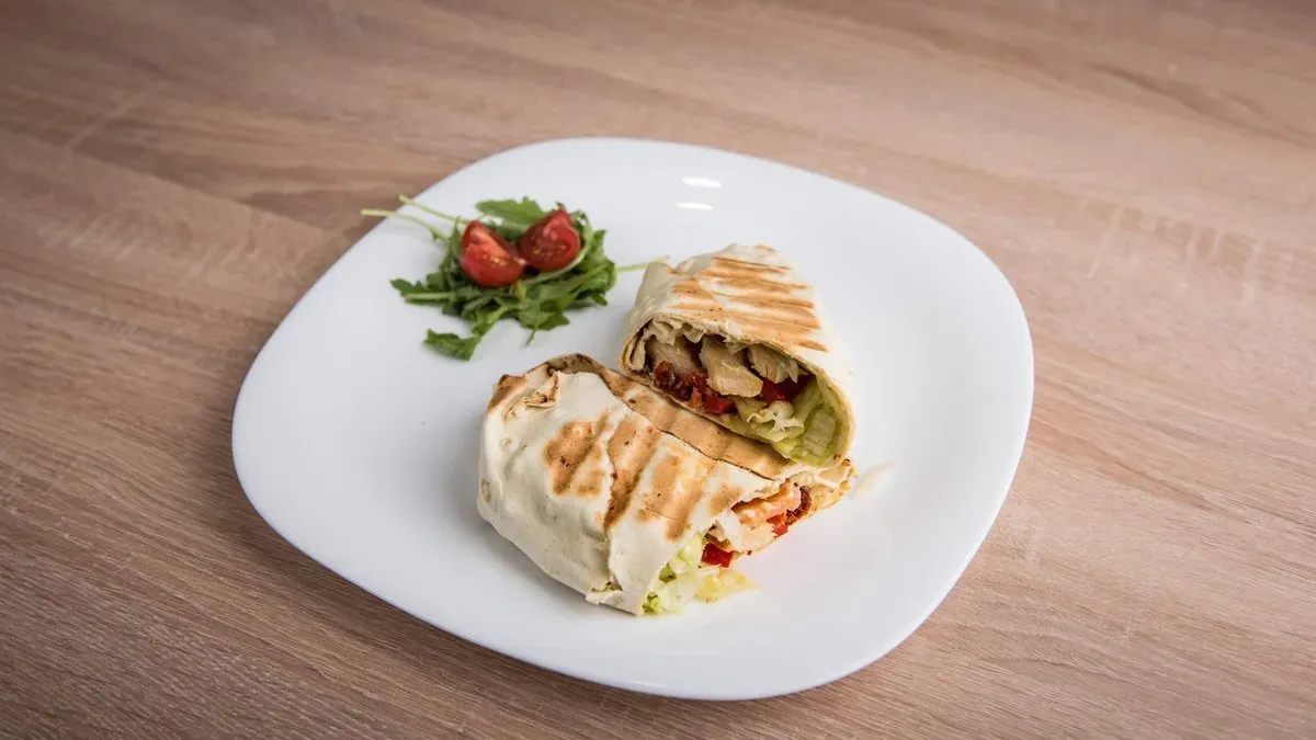 Wrap csirkével
