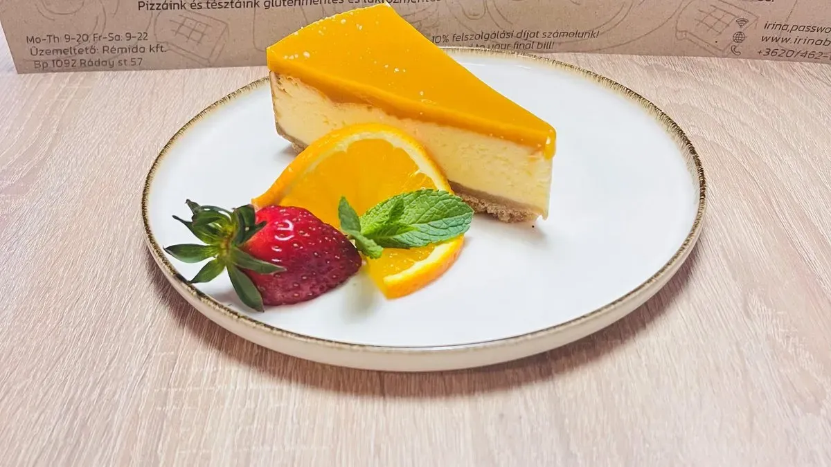 Mangós sajttorta