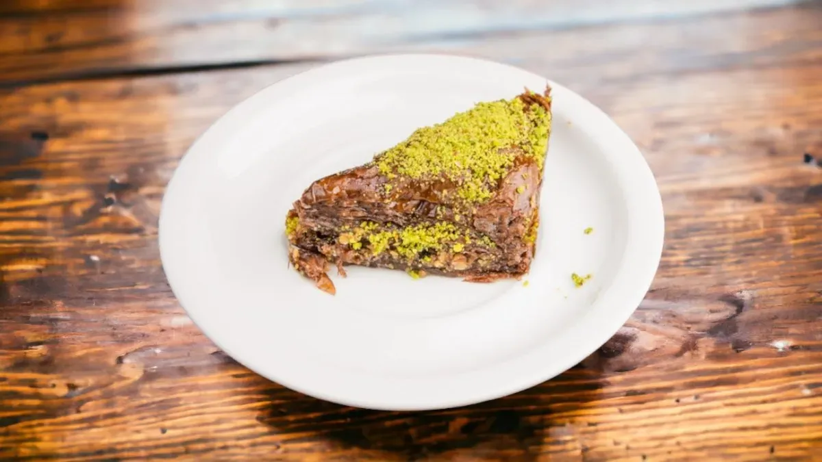 Csokis-diós baklava