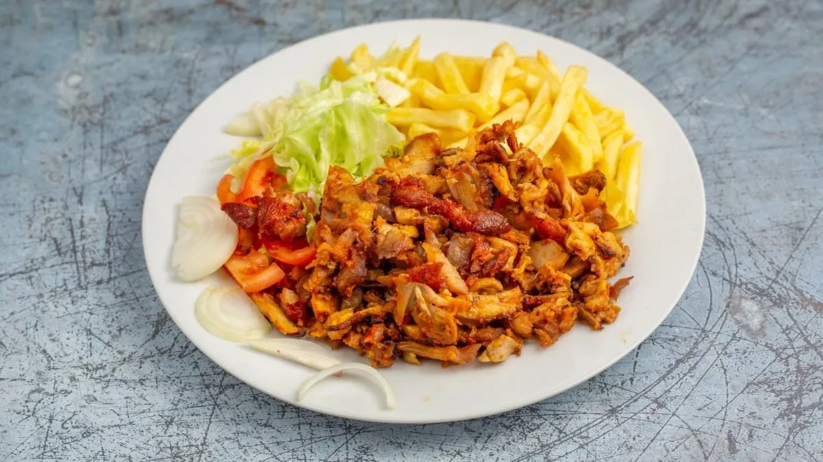 Kis gyros tál