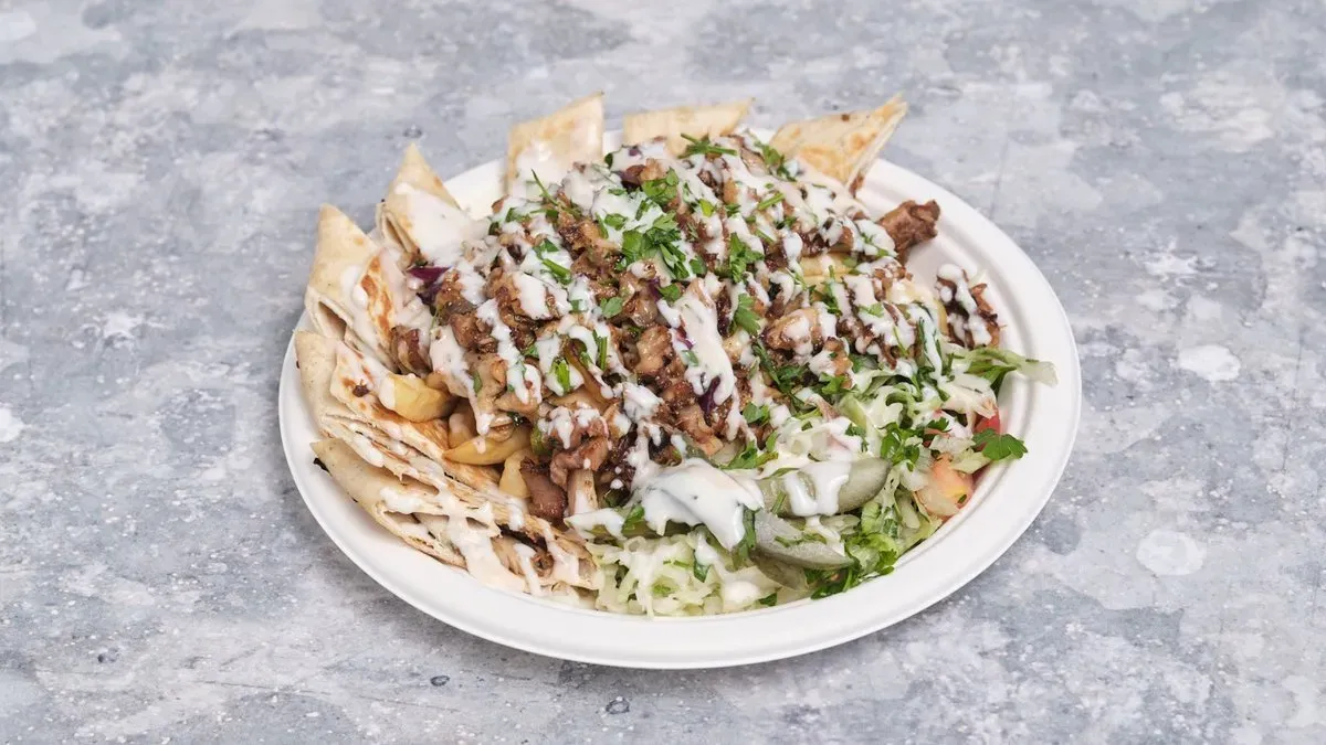 Sajtos Shawarma Tál