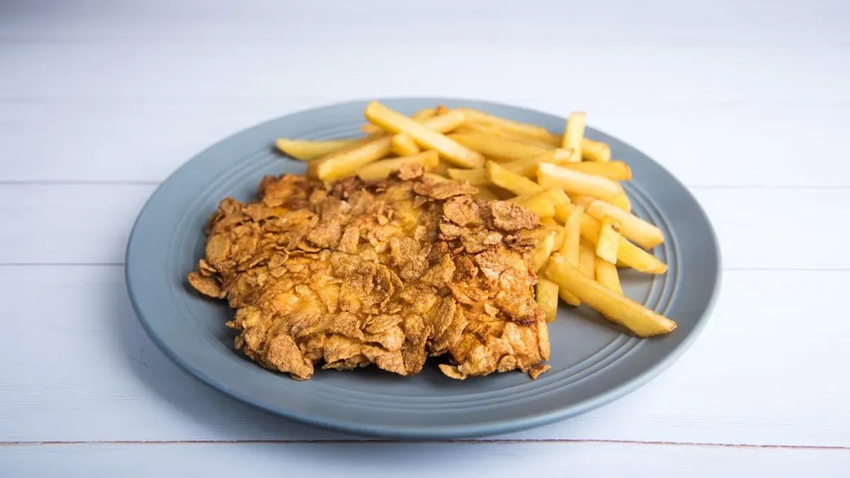 Cornflakes csirkemell