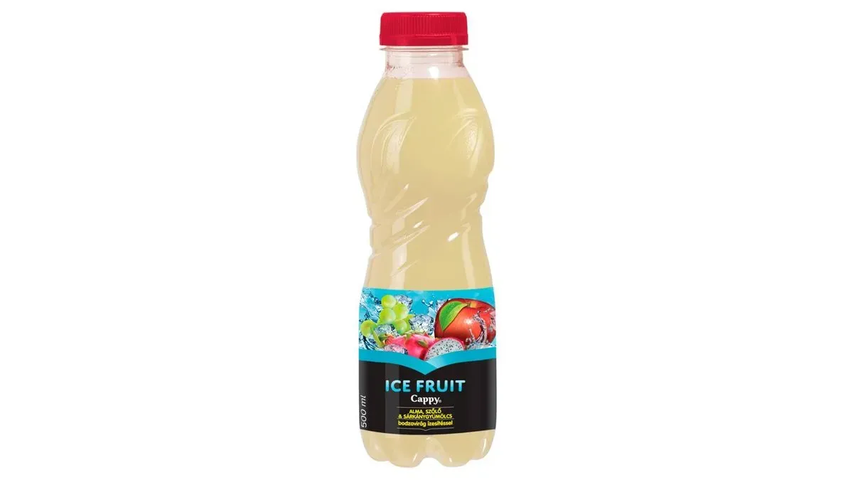 Cappy Ice Fruit Alma-Szőlő-Sárkánygyümölcs vegyesgyümölcs üdítőital bodzavirág ízesítéssel 500 ml