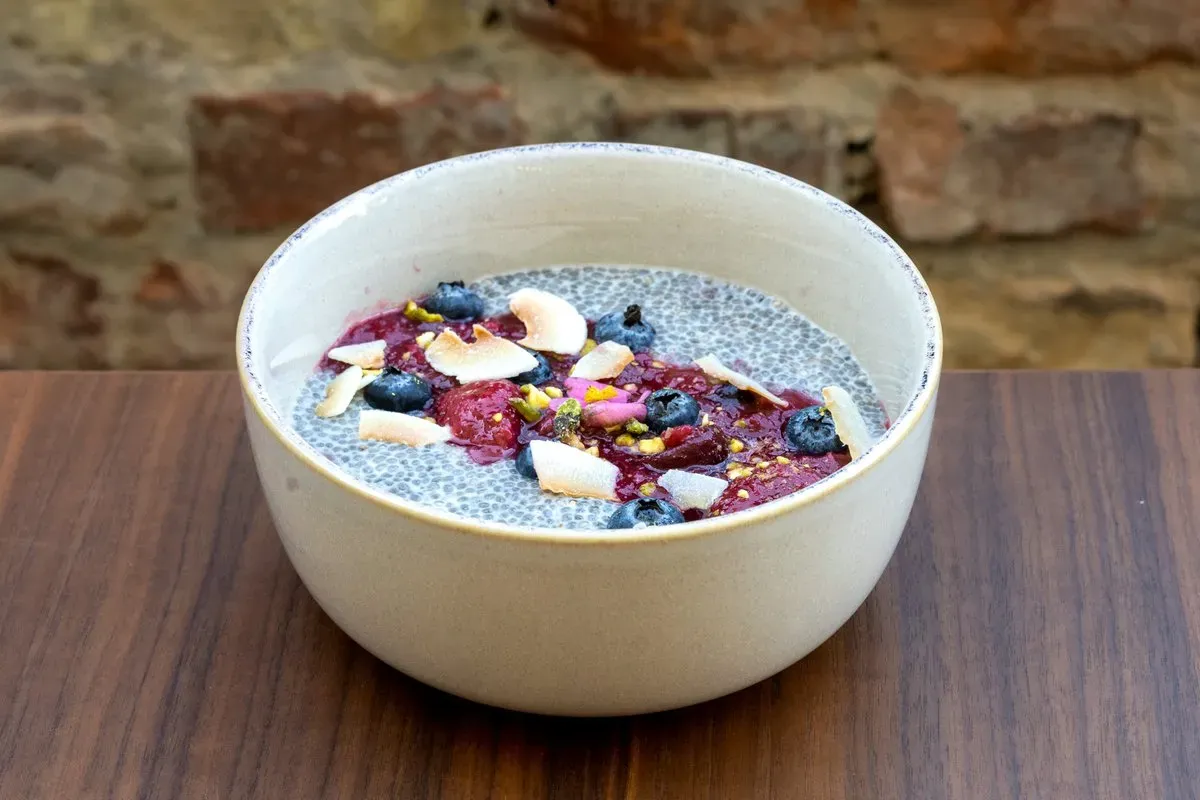 Kókuszos chia bowl