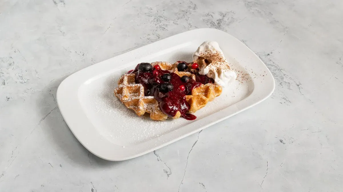 Erdei gyümölcsös Waffel